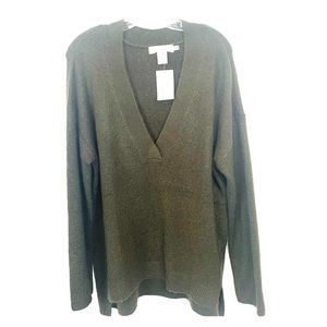 H&M Oversized Sweater Olive Green Sz M NWT
